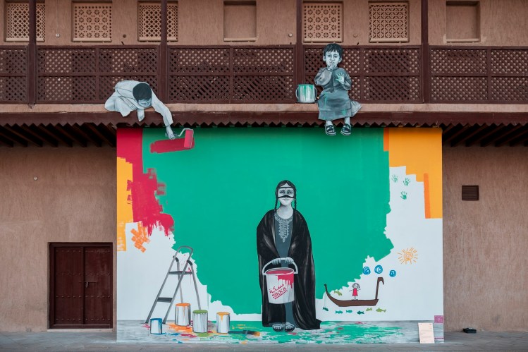 Sikka Art & Design Festival Transforms Al Shindagha with Murals and Installations