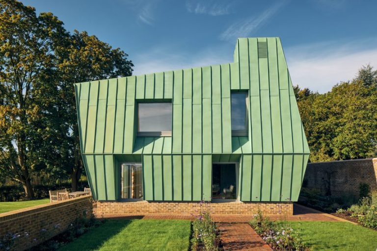 Adrian James Architects Unveils Origami-Inspired Copper House