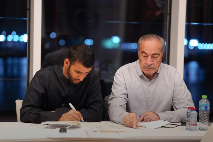 Arabic Calligraphy Workshop Held at MBR Library