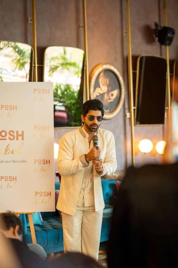 Taha Shah Badussha speaking at The Dubai Edition Hotel event in Dubai