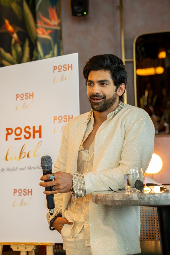 Taha Shah Badussha speaking at The Dubai Edition Hotel event in Dubai