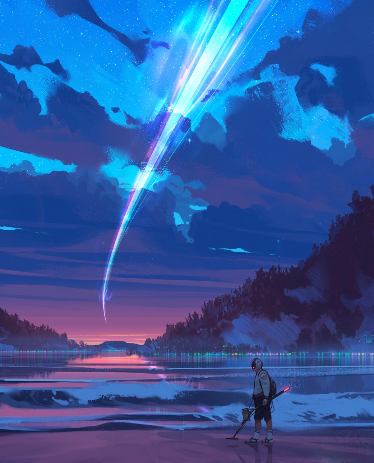 Jocelin Carmes creating concept art, showcasing his intricate designs and immersive gaming environments.