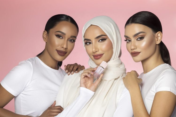 Range of SHEGLAM products: "Discover SHEGLAM's acclaimed beauty products at the Middle East launch."