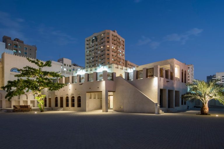 A collage of diverse art pieces and cultural activities from exhibitions in Sharjah and Abu Dhabi, including vibrant abstract paintings, multimedia installations, traditional Arabic calligraphy workshops, and performances, reflecting the rich creative expressions showcased at events like Vantage Point Sharjah 12, Ka Awatea, A New Dawn, and the Bassam Freiha Art Foundation exhibitions.