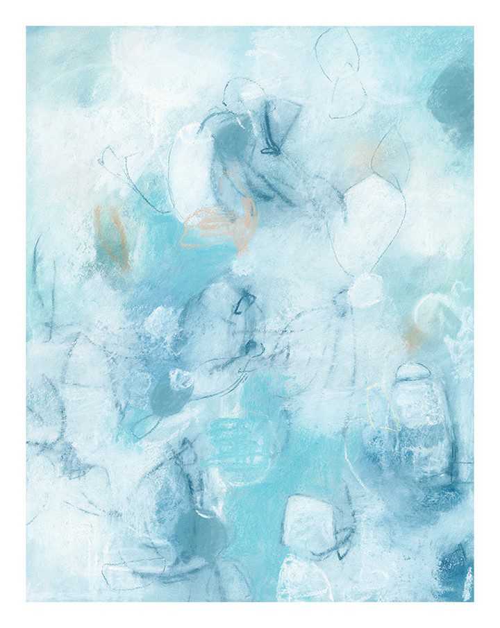 A captivating piece of art by Sara Richardson, illustrating the delicate balance and connection between humanity and the natural world.