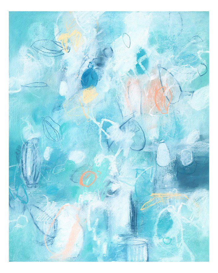 A captivating piece of art by Sara Richardson, illustrating the delicate balance and connection between humanity and the natural world.