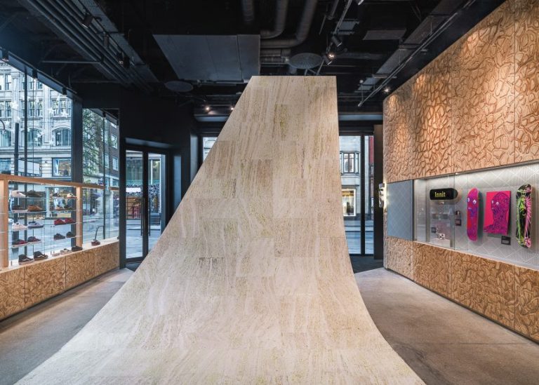 Vans Unveils Skateable Ramp in Remodeled London Store