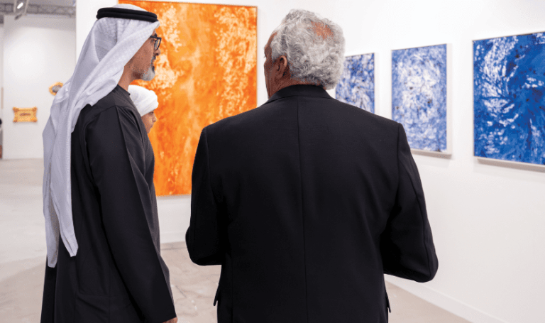 Sheikh Khaled Champions Cultural Dialogue at Abu Dhabi Art
